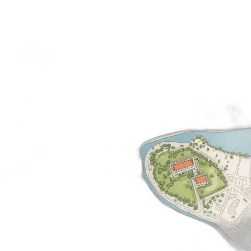 3d render, photorealistic, concept art, map transparent PNG cut-out