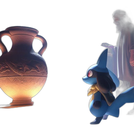 bottle, concept art, 3d render, fantasy art transparent PNG cut-out
