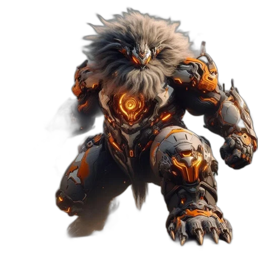 creature, concept art, fantasy art, enormous transparent PNG cut-out