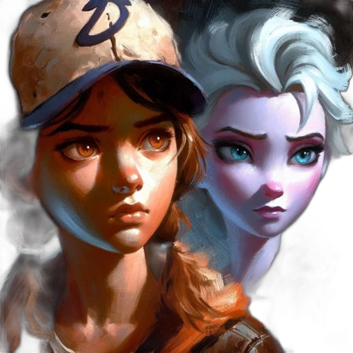 face, hat, fantasy art, comic book art transparent PNG cut-out