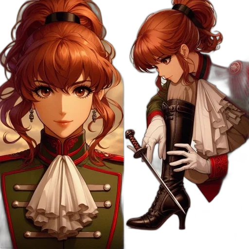 crown, staff, face, concept art transparent PNG cut-out