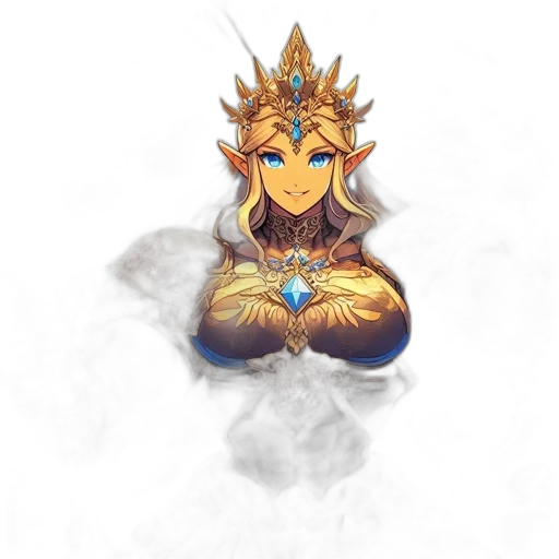crown, jewelry, staff, mask transparent PNG cut-out