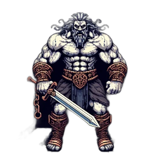 sword, fantasy art, pixel art, concept art transparent PNG cut-out