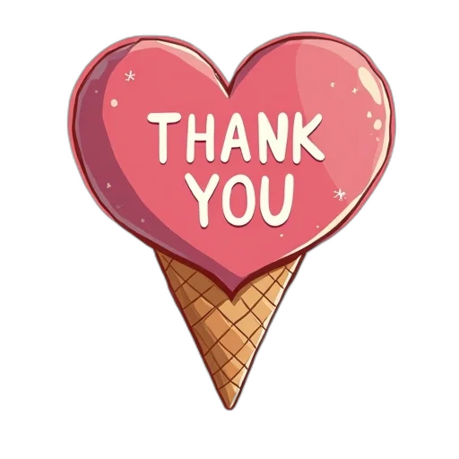 staff, stylized, illustration, heart-shaped transparent PNG cut-out
