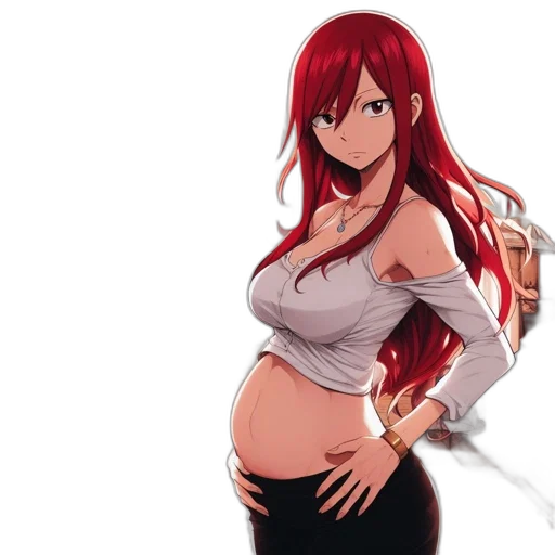 dress, anime, concept art, fantasy art transparent PNG cut-out