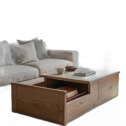 furniture, 3d render, photorealistic, earth tones transparent PNG cut-out