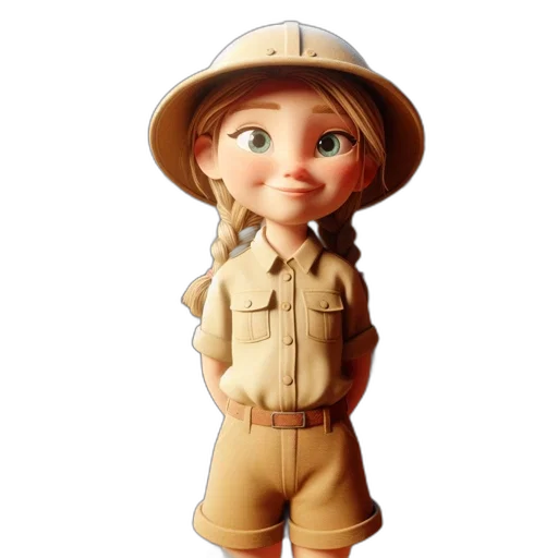 hat, staff, jacket, face transparent PNG cut-out