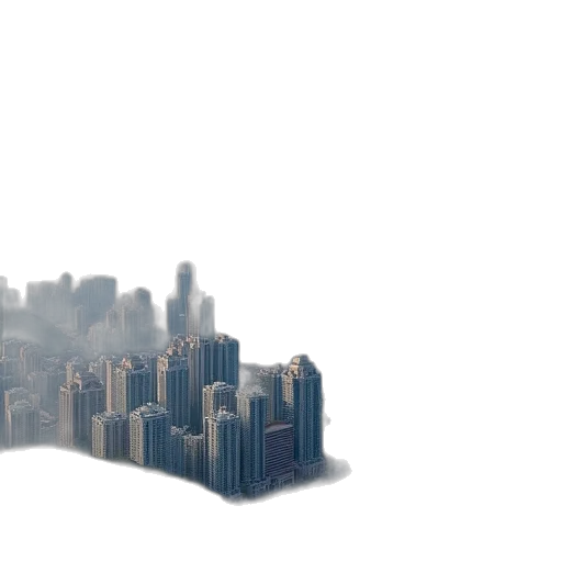 building, furniture, robot, 3d render transparent PNG cut-out