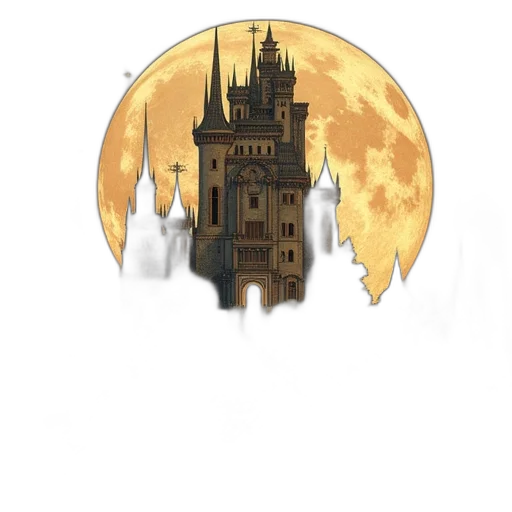 crown, building, concept art, pixel art transparent PNG cut-out