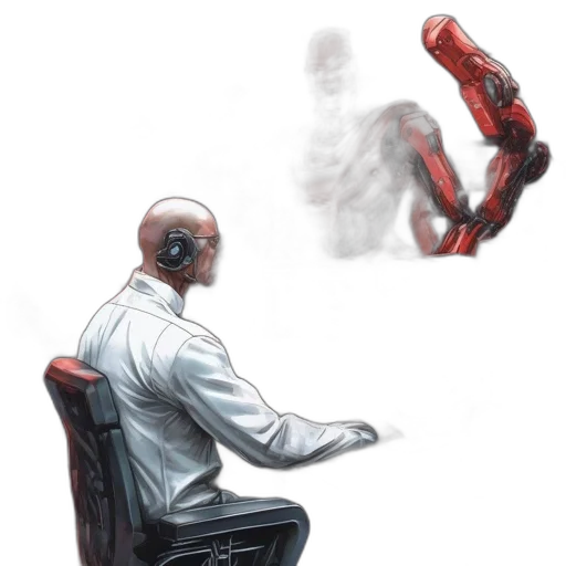 robot, weapon, staff, concept art transparent PNG cut-out