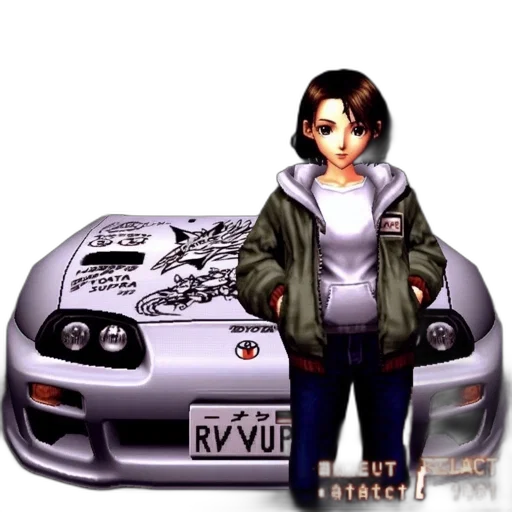 car, jacket, weapon, photorealistic transparent PNG cut-out