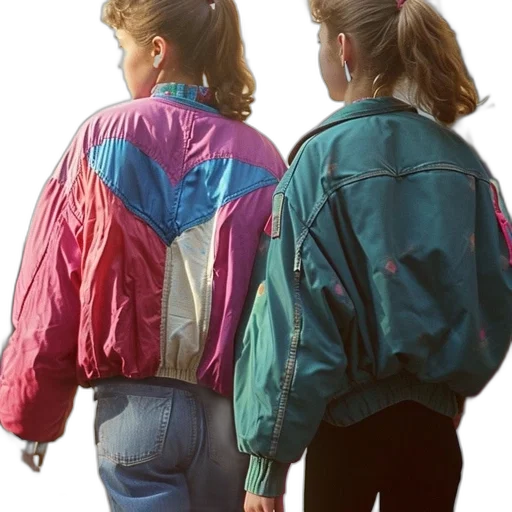 jacket, umbrella, vaporwave, cyberpunk transparent PNG cut-out
