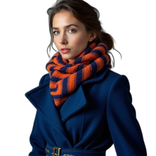 jacket, jewelry, photorealistic, blue transparent PNG cut-out