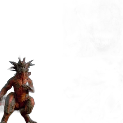 dragon, creature, animal, staff transparent PNG cut-out