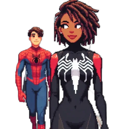 pixel art, comic book art, concept art, cartoon transparent PNG cut-out