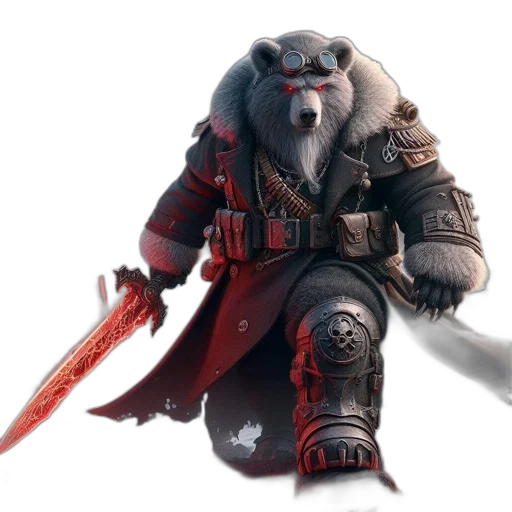 staff, animal, sword, concept art transparent PNG cut-out