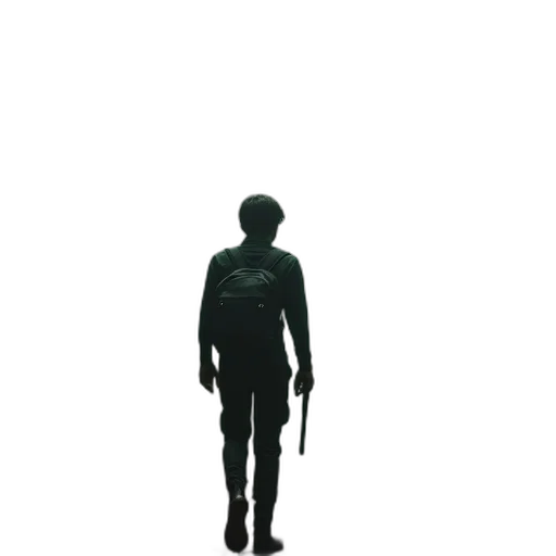 staff, robot, jacket, creature transparent PNG cut-out