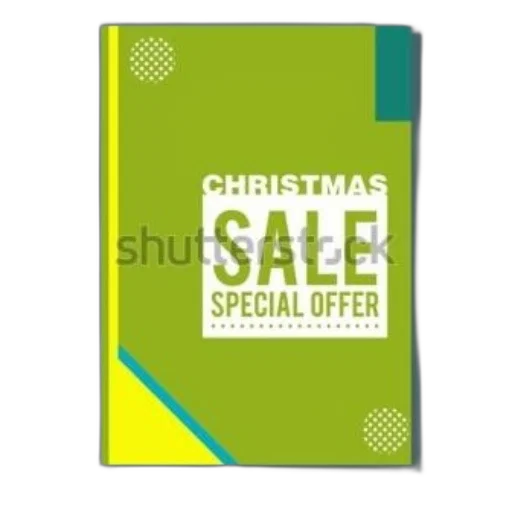 vibrant, christmas, sale, poster transparent PNG cut-out