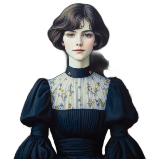 dress, face, jewelry, crown transparent PNG cut-out