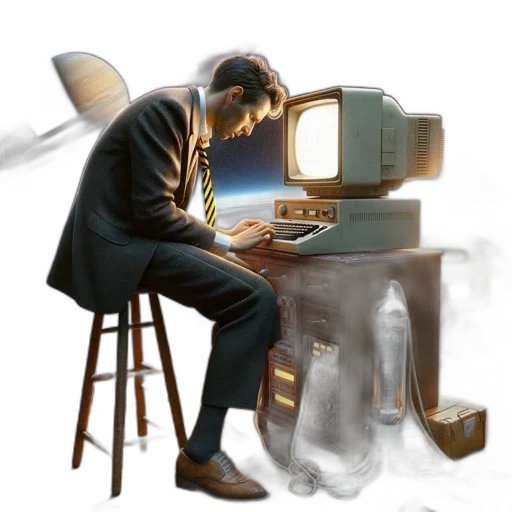 furniture, robot, staff, concept art transparent PNG cut-out