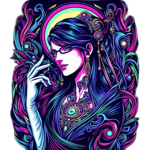 dress, face, jewelry, fantasy art transparent PNG cut-out