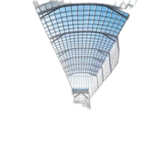 umbrella, building, hat, 3d render transparent PNG cut-out