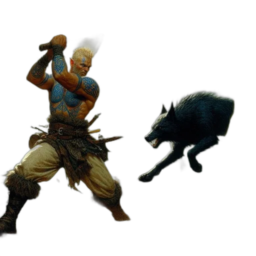 animal, weapon, creature, staff transparent PNG cut-out