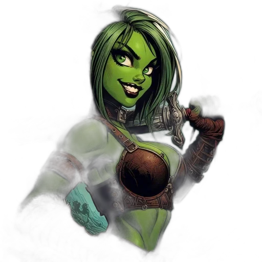 mask, staff, fantasy art, comic book art transparent PNG cut-out