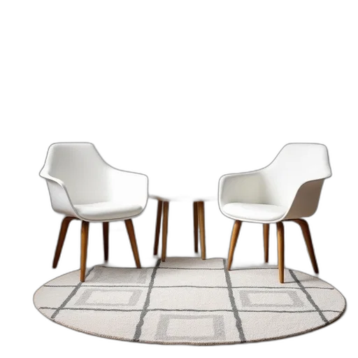 furniture, 3d render, earth tones, monochrome transparent PNG cut-out