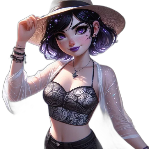 hat, dress, jewelry, jacket transparent PNG cut-out