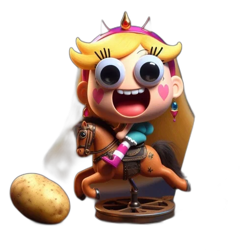 staff, weapon, crown, animal transparent PNG cut-out