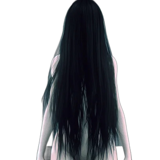 hair, dress, creature, mask transparent PNG cut-out