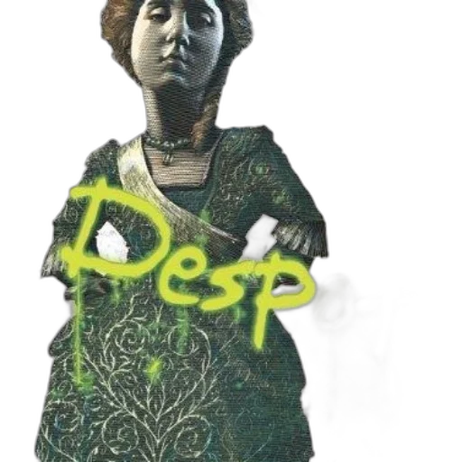 dress, mask, concept art, 3d render transparent PNG cut-out