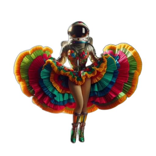 dress, robot, jewelry, concept art transparent PNG cut-out