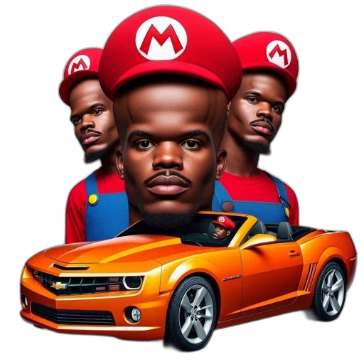 car, face, hat, crown transparent PNG cut-out