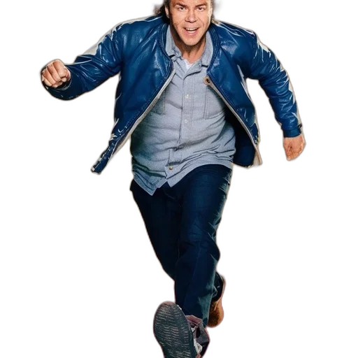 jacket, creature, shoes, photorealistic transparent PNG cut-out