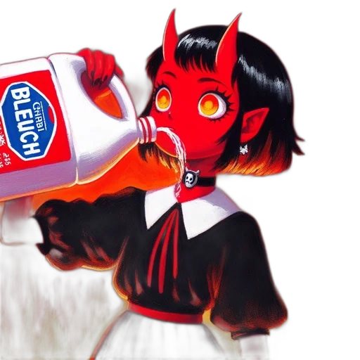 bottle, food, creature, mask transparent PNG cut-out