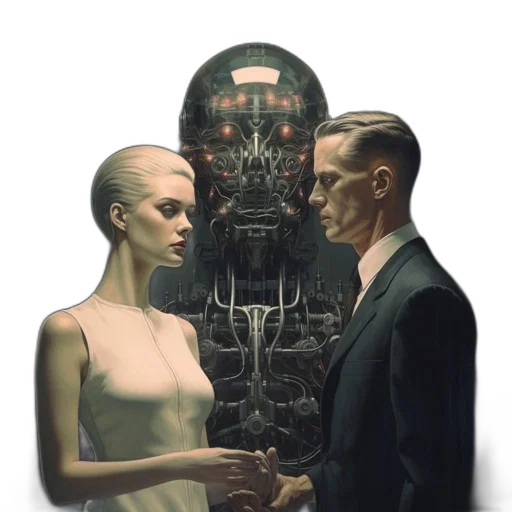 robot, face, mask, concept art transparent PNG cut-out