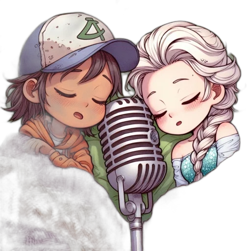 watercolor, pixel art, cartoon, vaporwave transparent PNG cut-out