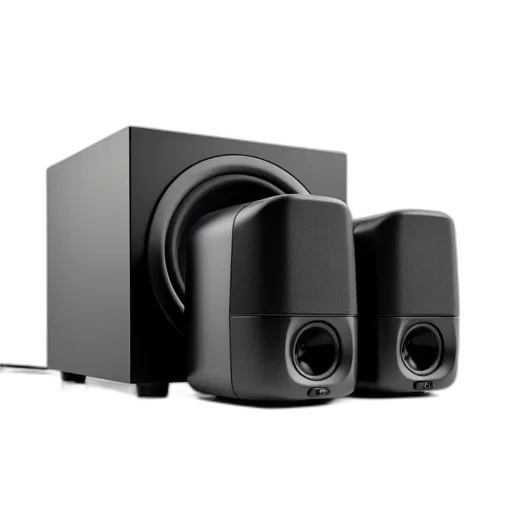 3d render, sleek, modern, speaker transparent PNG cut-out