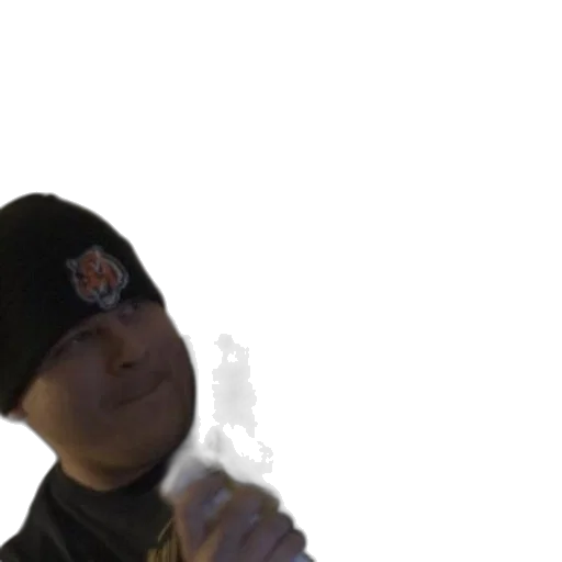 staff, hat, face, weapon transparent PNG cut-out