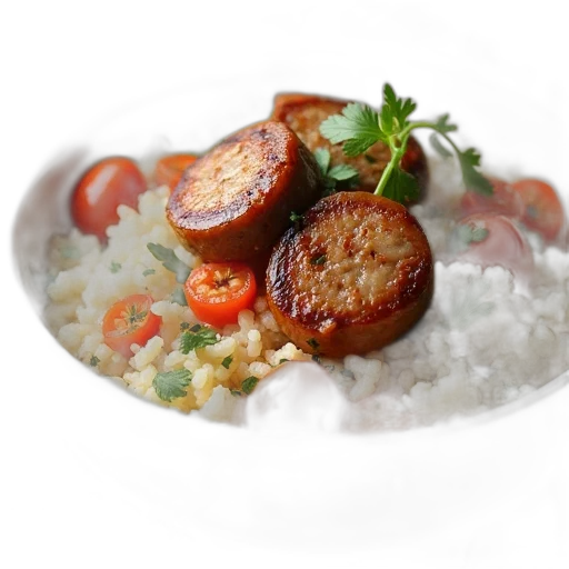 food, photorealistic, 3d render, bowl transparent PNG cut-out
