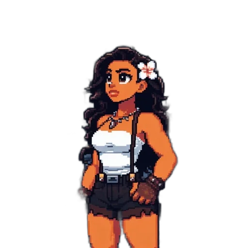 dress, pixel art, cartoon, concept art transparent PNG cut-out