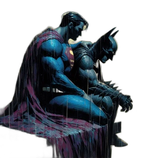 comic book art, concept art, blue, dark transparent PNG cut-out