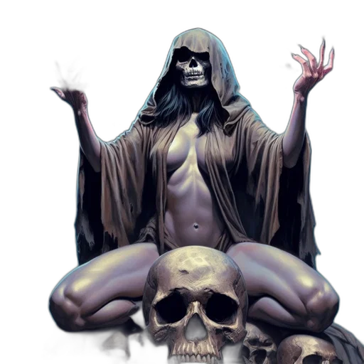 concept art, fantasy art, comic book art, 3d render transparent PNG cut-out
