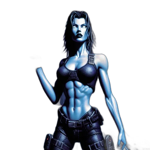 comic book art, concept art, fantasy art, photorealistic transparent PNG cut-out