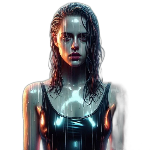 robot, dress, face, jacket transparent PNG cut-out