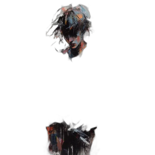 mask, face, hair, creature transparent PNG cut-out