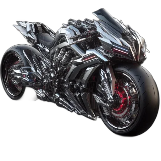 weapon, photorealistic, 3d render, concept art transparent PNG cut-out