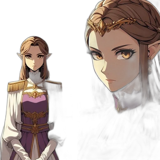 crown, staff, face, concept art transparent PNG cut-out
